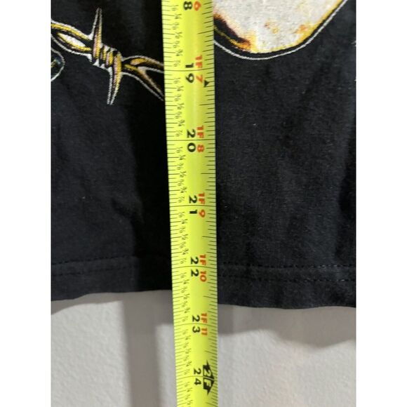 Vintage Guns n Roses T Shirt Rock & Death Band Shirt Embroidered Full Band Slash - Picture 5 of 16